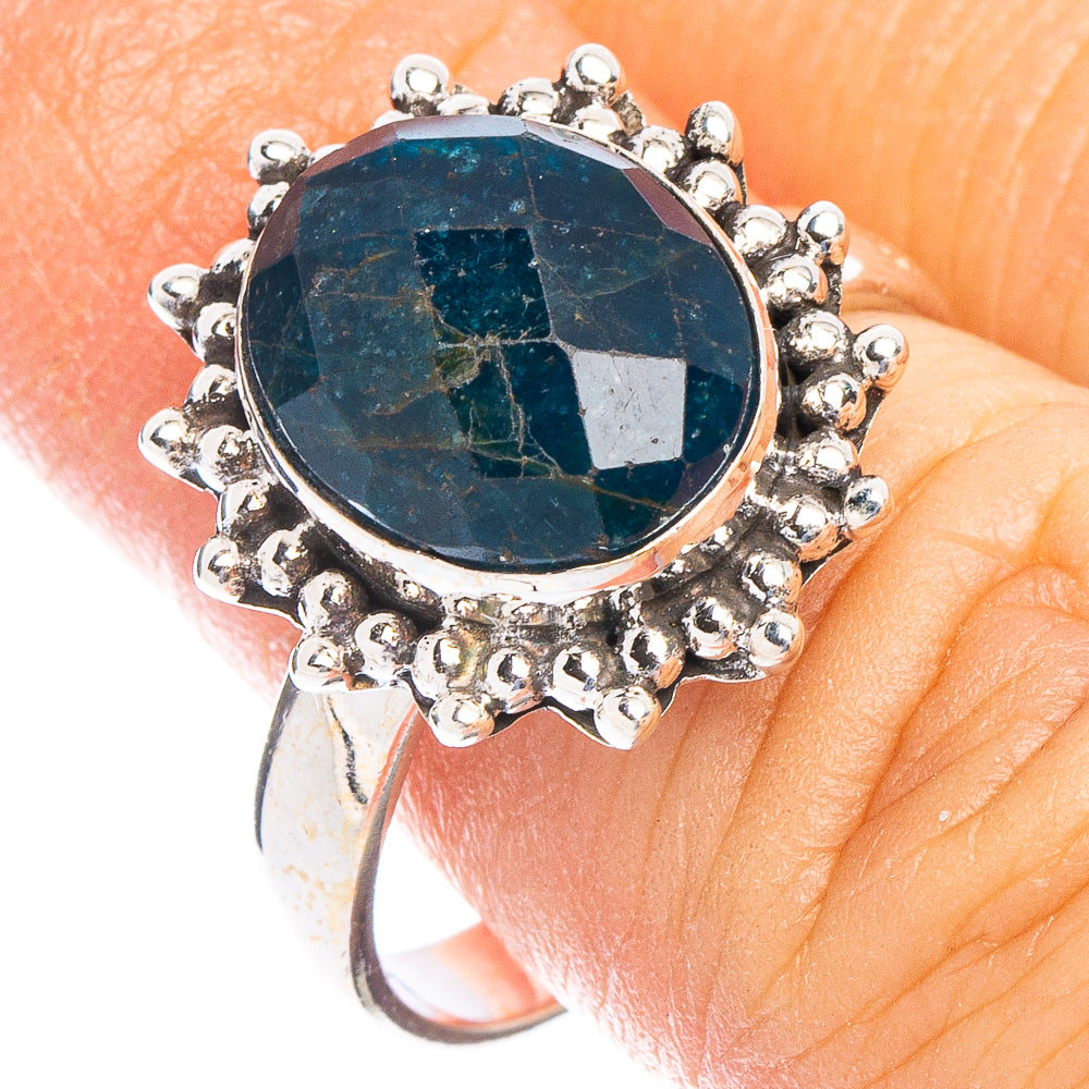 Apatite Ring Size 8 (925 Sterling Silver) R6758