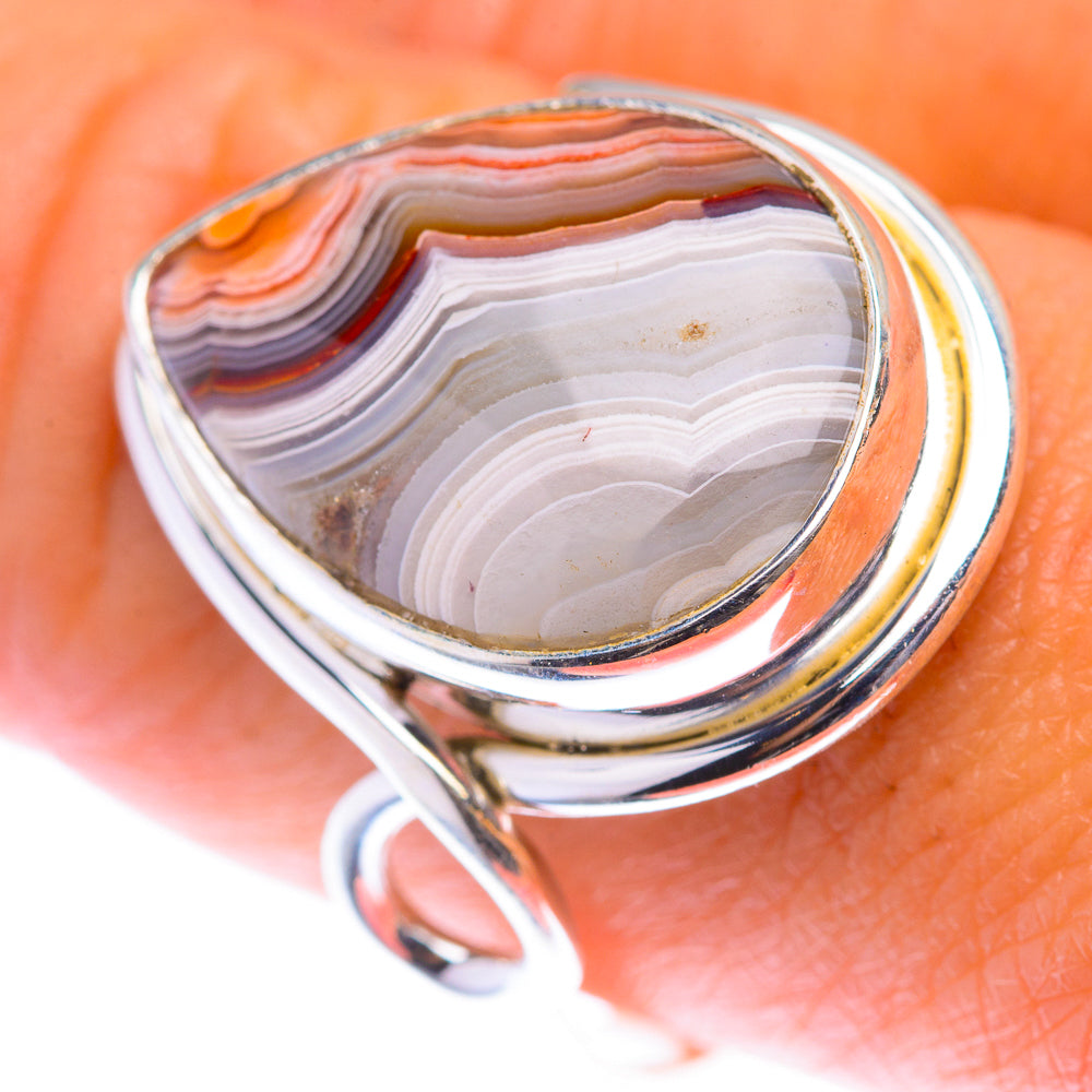 Laguna Lace Agate Ring Size 9.75 (925 Sterling Silver) RING139965