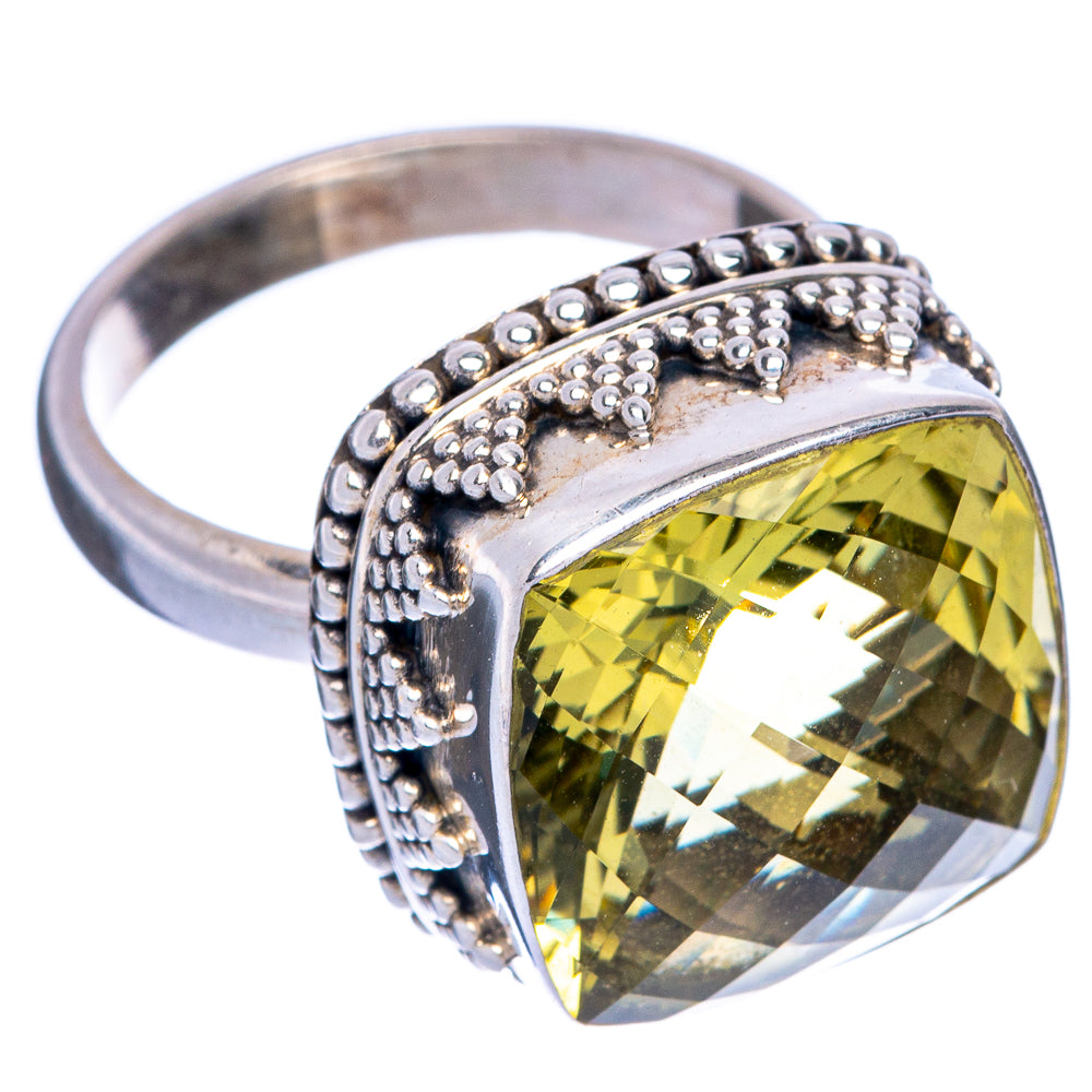 Faceted Citrine Ring Size 7 (925 Sterling Silver) R145341