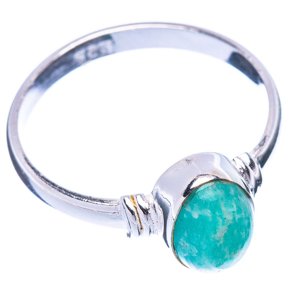 Amazonite 925 Sterling Silver Ring Size 7 (925 Sterling Silver) R5304