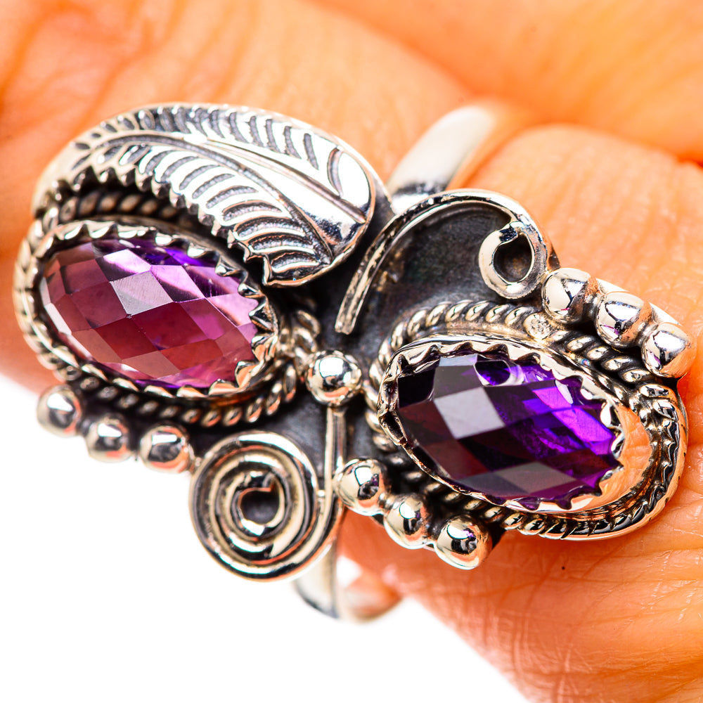 Amethyst 925 Sterling Silver Ring Size 10 (925 Sterling Silver) RING139402