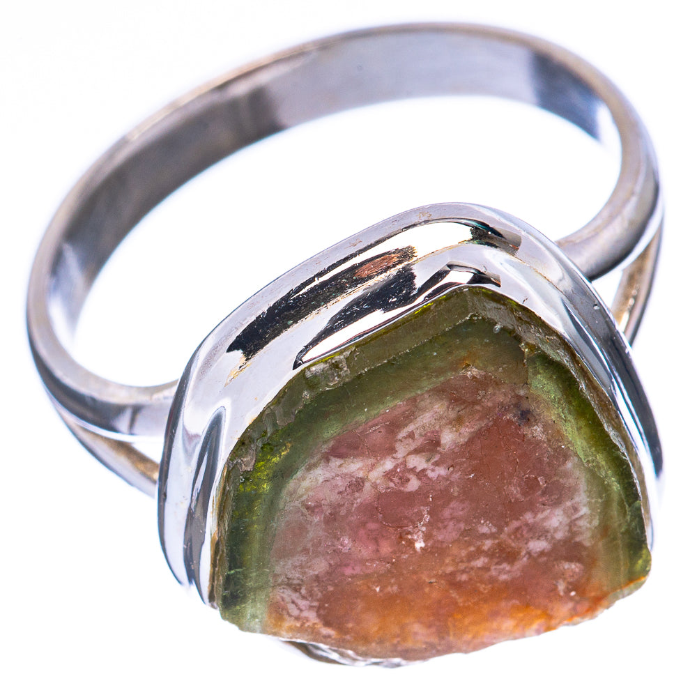 Rare Watermelon Tourmaline Ring Size 9.75 (925 Sterling Silver) R2125