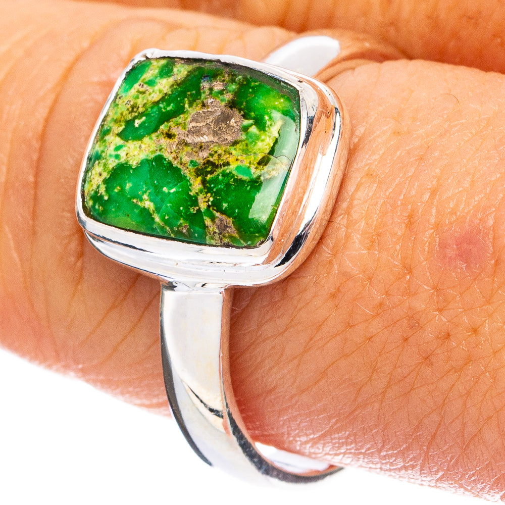 Sonoran Gold Turquoise Ring Size 9 (925 Sterling Silver) R8208