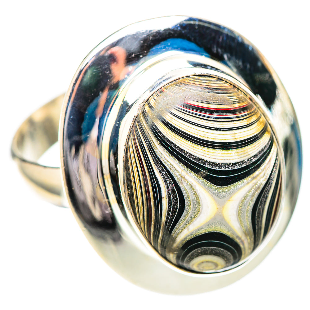 Fordite Ring Size 9.5 (925 Sterling Silver) RING139750