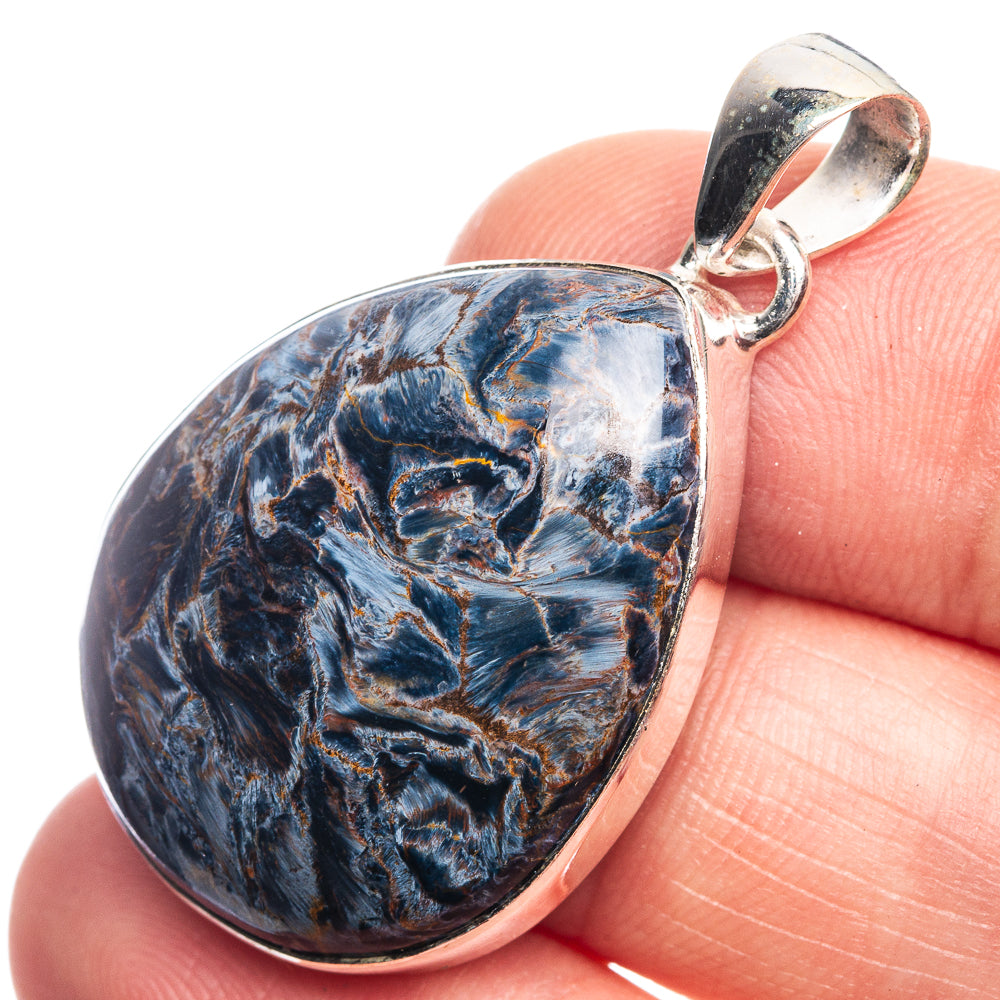 Pietersite Pendant 1 1/2" (925 Sterling Silver) P39204