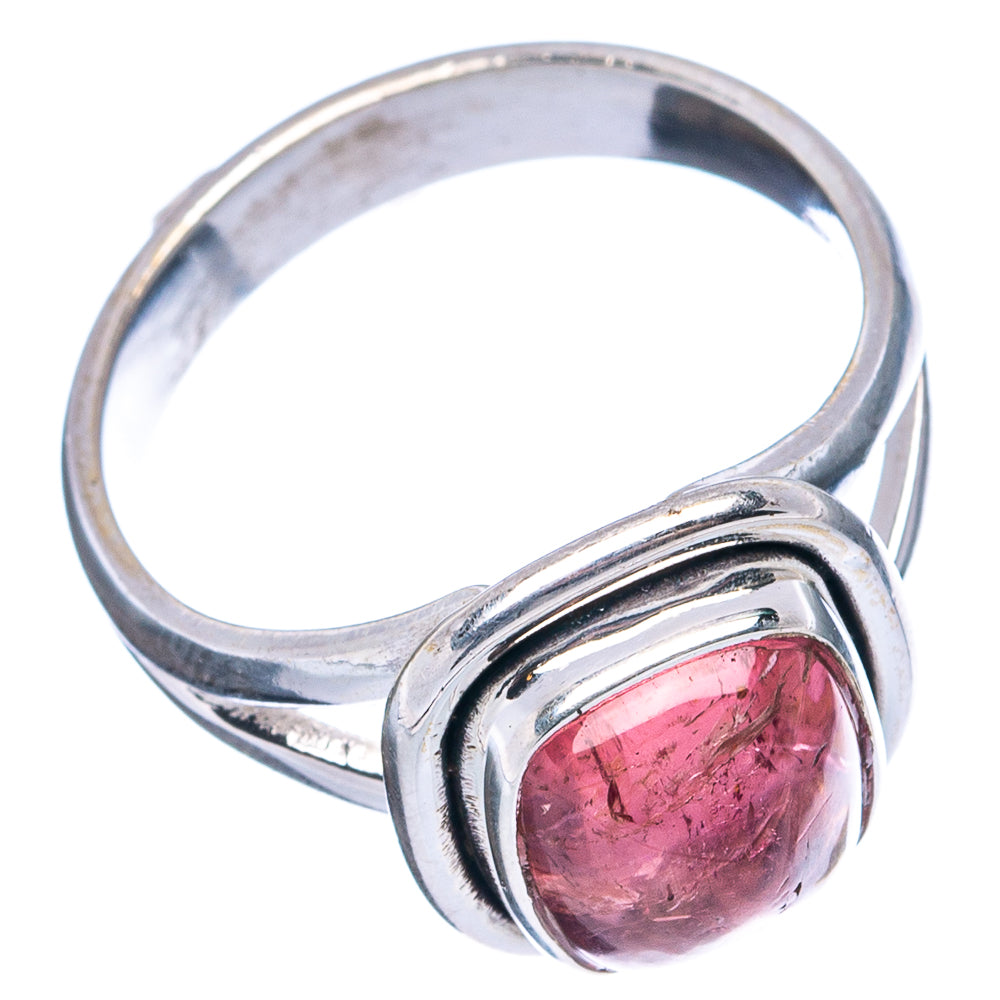 Rare Pink Tourmaline Ring Size 6 (.925 Sterling Silver)