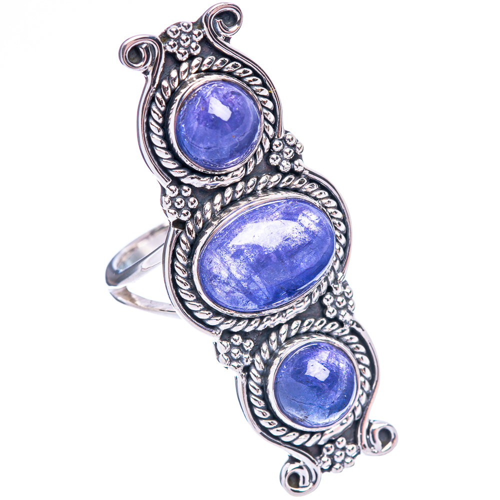 Signature Natural Tanzanite Ring Size 6.75 (925 Sterling Silver) R1797