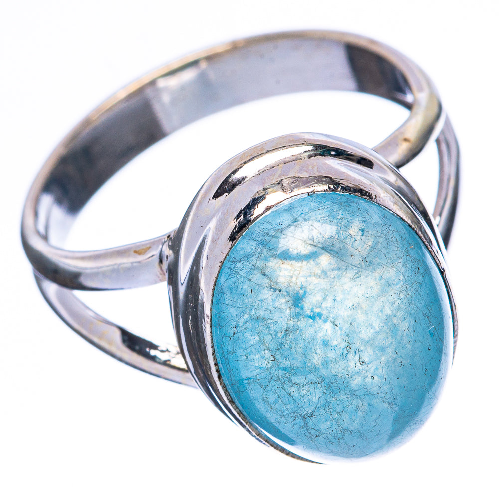 Aquamarine Ring Size 6.75 (925 Sterling Silver) R4207
