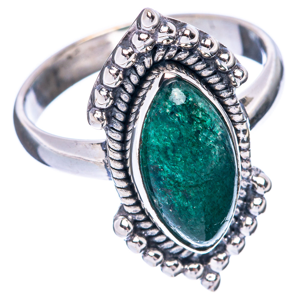 Green Fuchsite 925 Sterling Silver Ring Size 7.75 (925 Sterling Silver) R5386