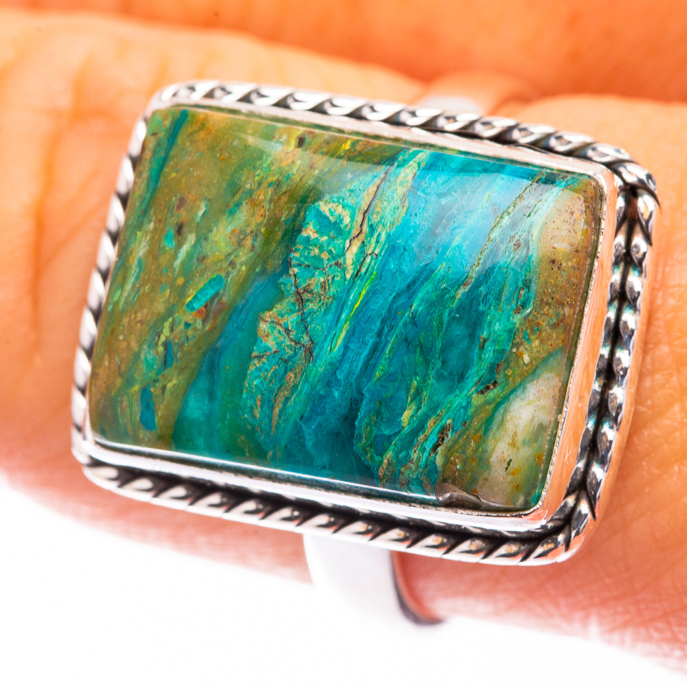 Peruvian Opal Ring Size 9 (925 Sterling Silver) R141278