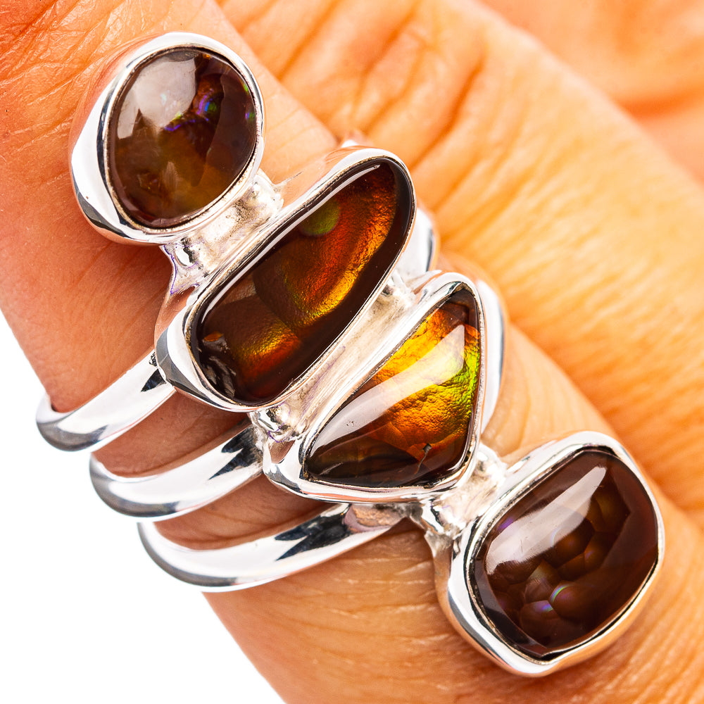 Premium Mexican Fire Opal Ring Size 6.75 (.925 Sterling Silver)