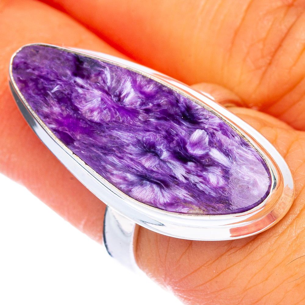 Charoite Ring Size 6 (925 Sterling Silver) R144458