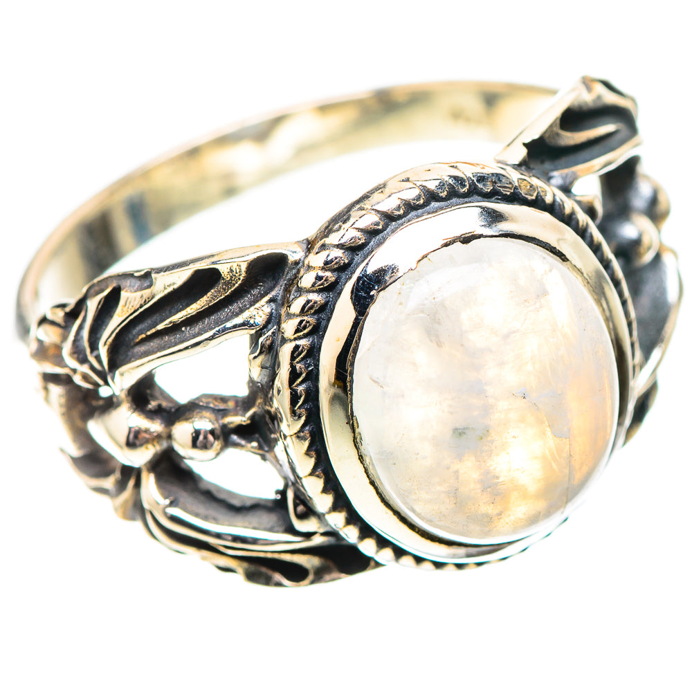 Rainbow Moonstone Ring Size 9.5 (925 Sterling Silver) RING138943