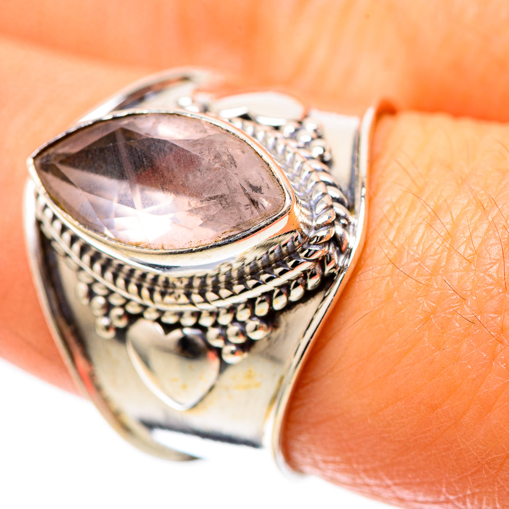 Rose Quartz Ring Size 7.25 (925 Sterling Silver) RING139239