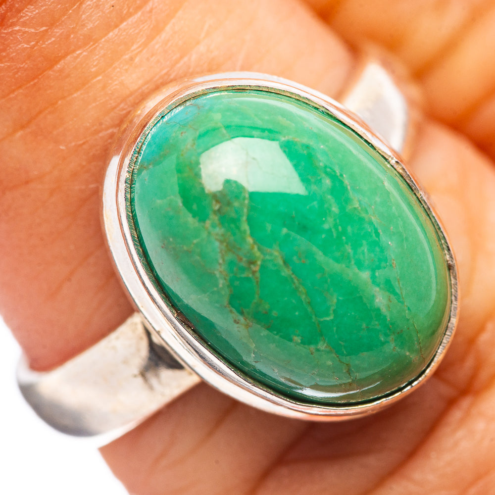 Variscite Ring Size 6.75 (.925 Sterling Silver)