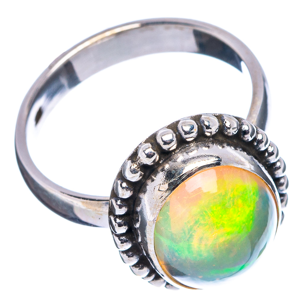 Rare Ethiopian Opal Ring Size 6.5 (.925 Sterling Silver)
