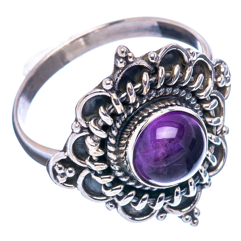 Amethyst Ring Size 6.75 (.925 Sterling Silver)