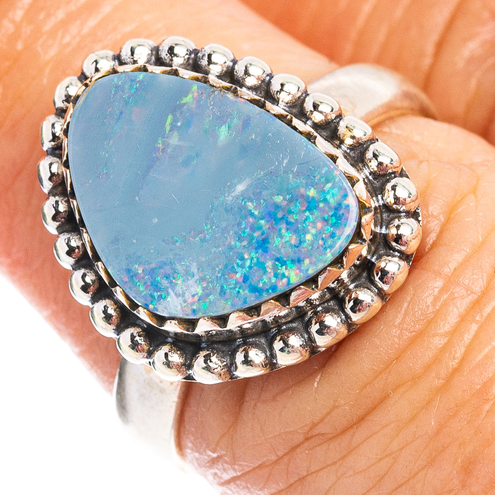 Rare Doublet Opal Ring Size 6.5 (.925 Sterling Silver)