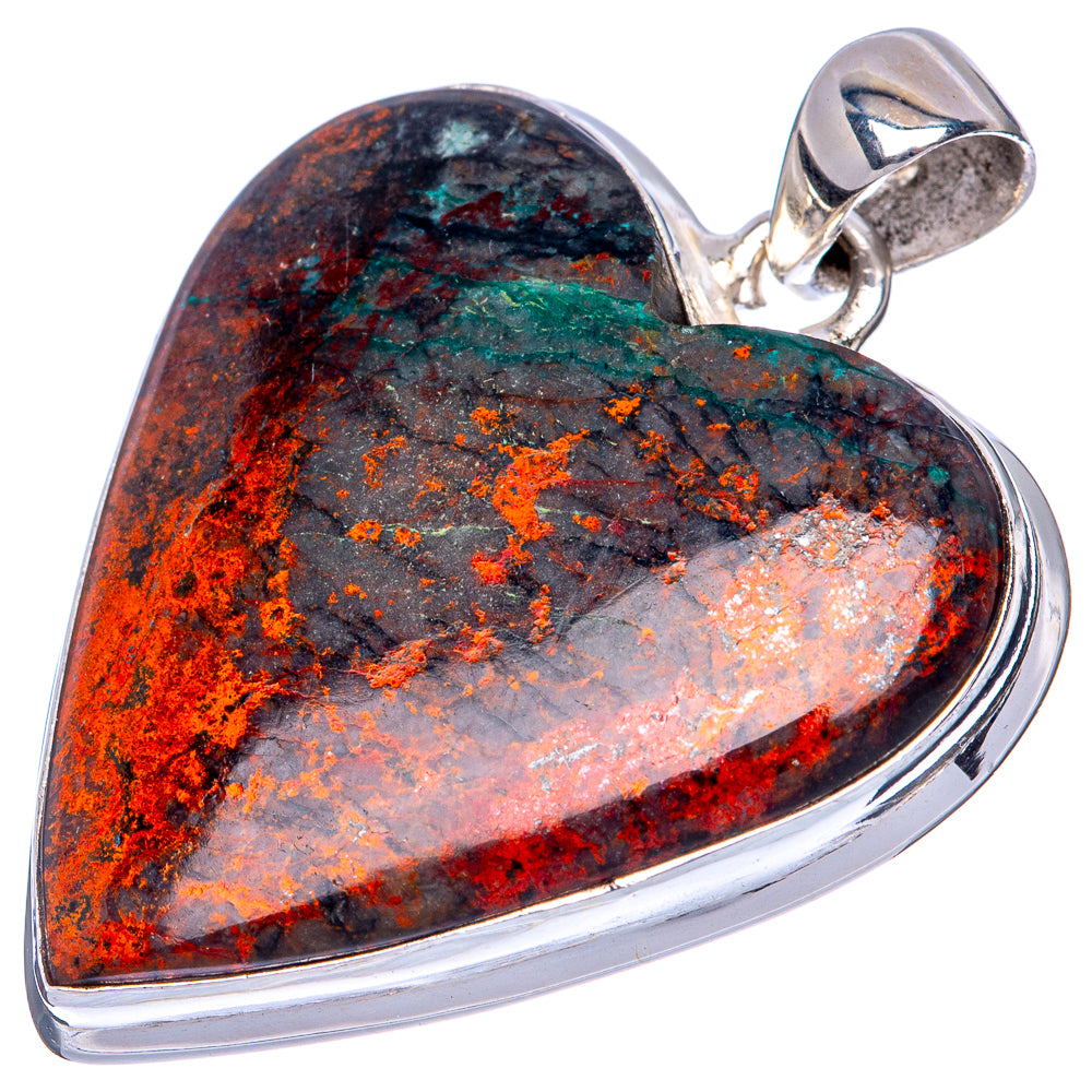 Sonora Sunrise Heart Pendant 1 5/8" (925 Sterling Silver) P41419