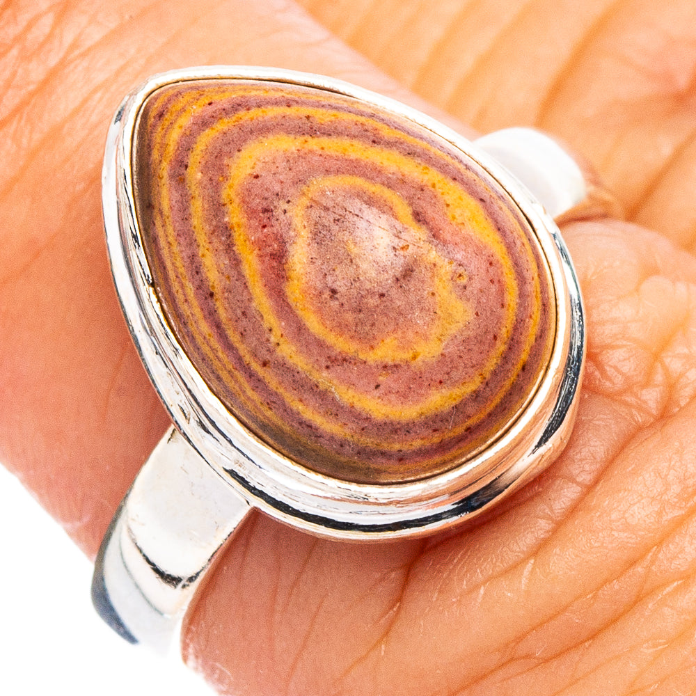 Rolling Hills Dolomite Ring Size 6.75 (.925 Sterling Silver)