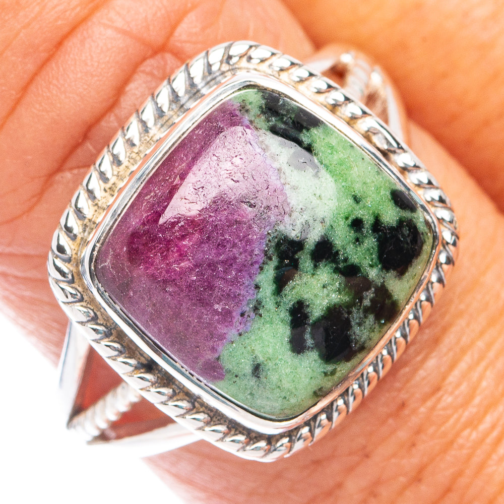Premium Ruby Zoisite Ring Size 8.75 (925 Sterling Silver) R7636