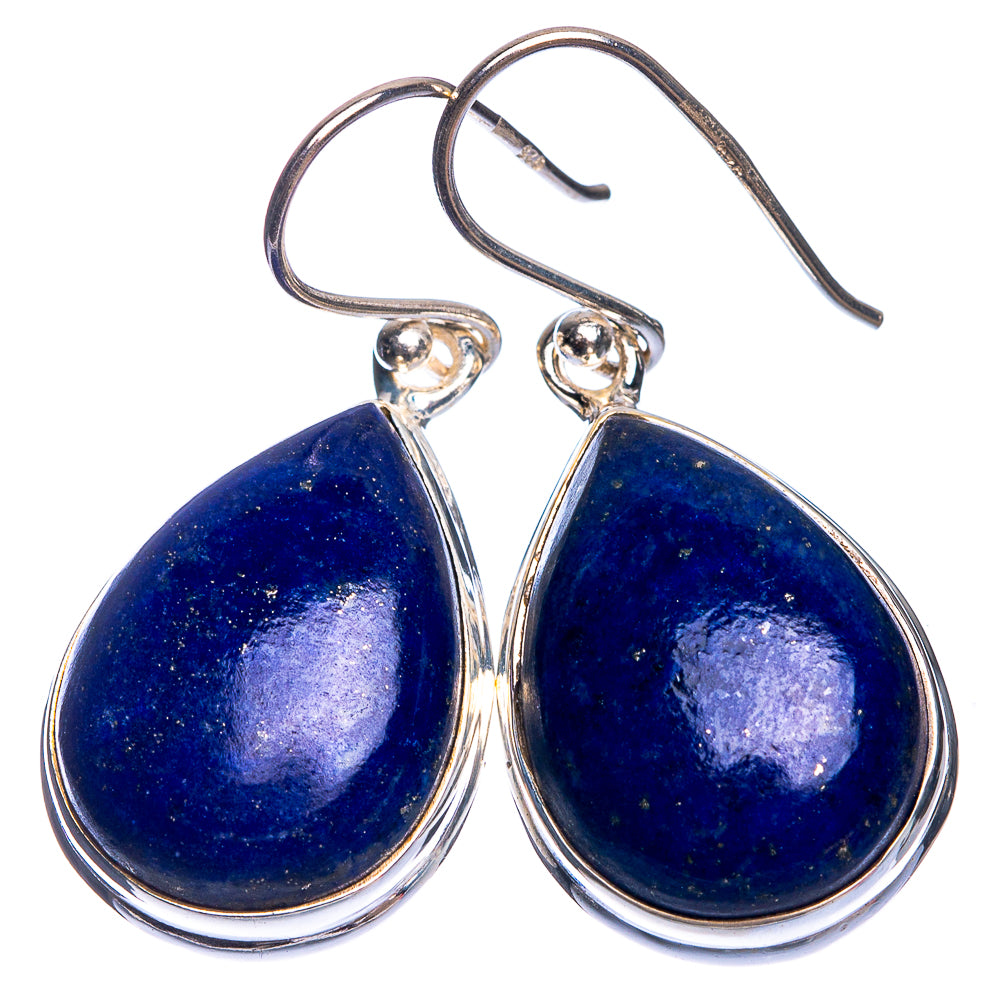 Lapis Lazuli Earrings 1 3/8" (925 Sterling Silver) E432680
