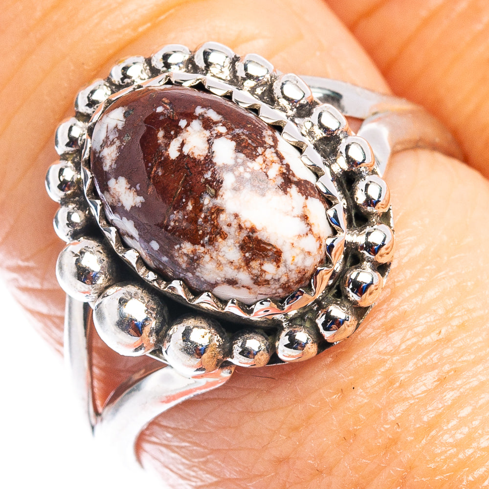 Wild Horse Jasper Ring Size 8.25 (.925 Sterling Silver)