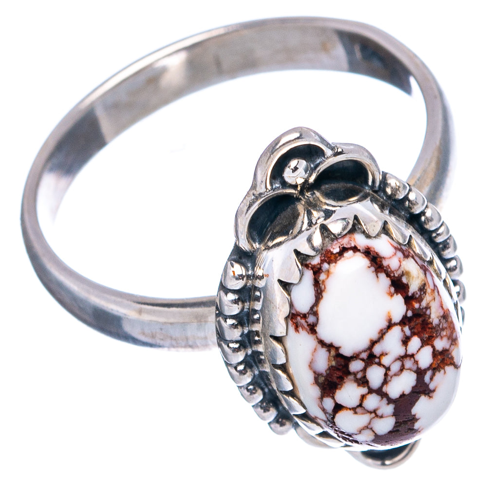 Wild Horse Jasper Ring Size 8 (.925 Sterling Silver)