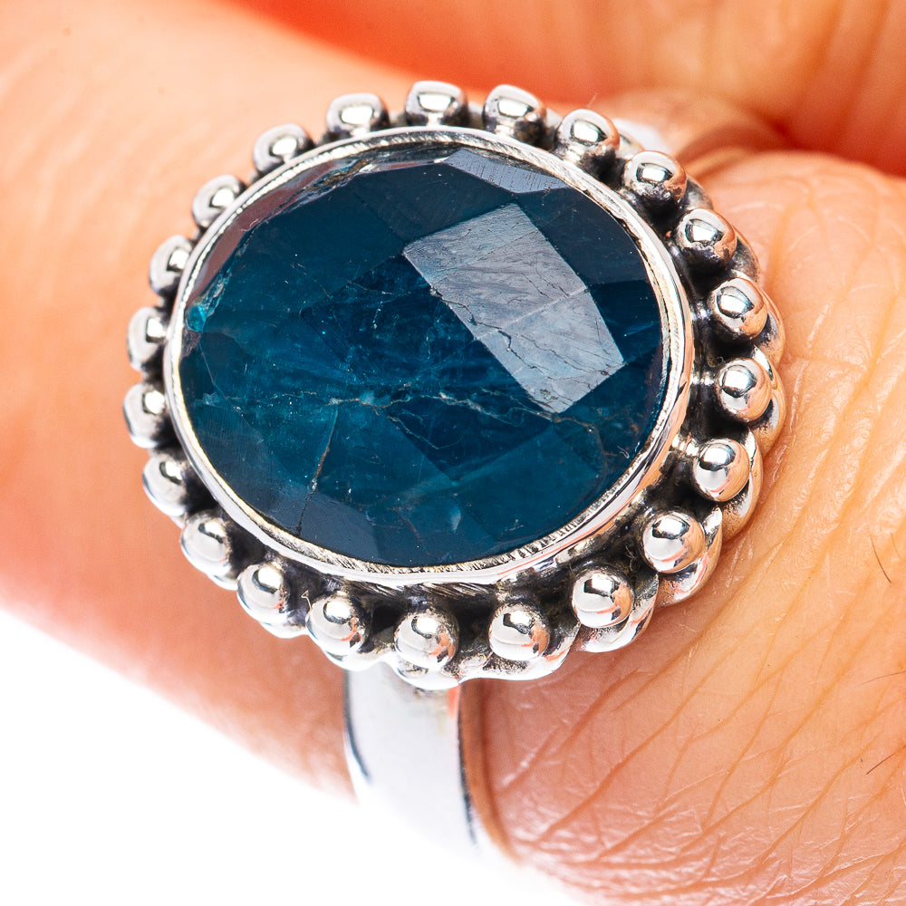 Rare Apatite Ring Size 7 (925 Sterling Silver) R2106