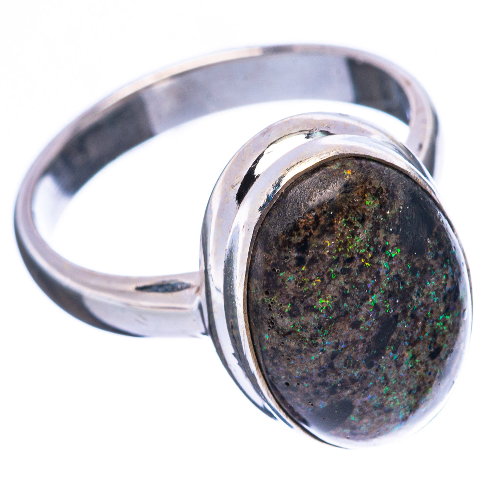 Rare Matrix Opal Ring Size 6.75 (925 Sterling Silver) R4171