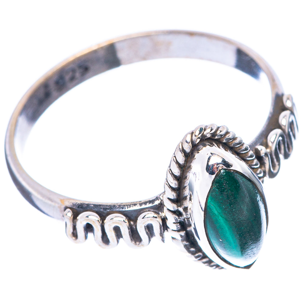 Malachite Ring Size 8 (925 Sterling Silver) R5657