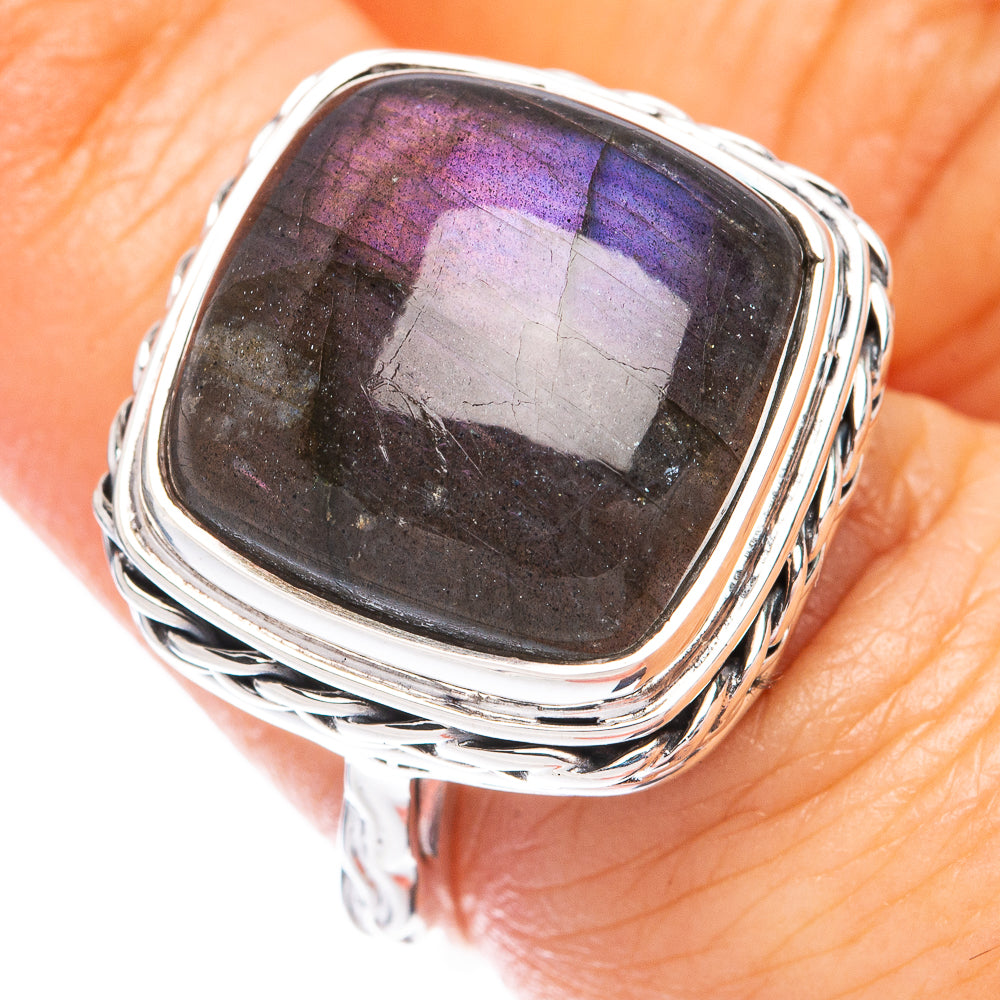 Premium Labradorite Ring Size 7 (925 Sterling Silver) R1821