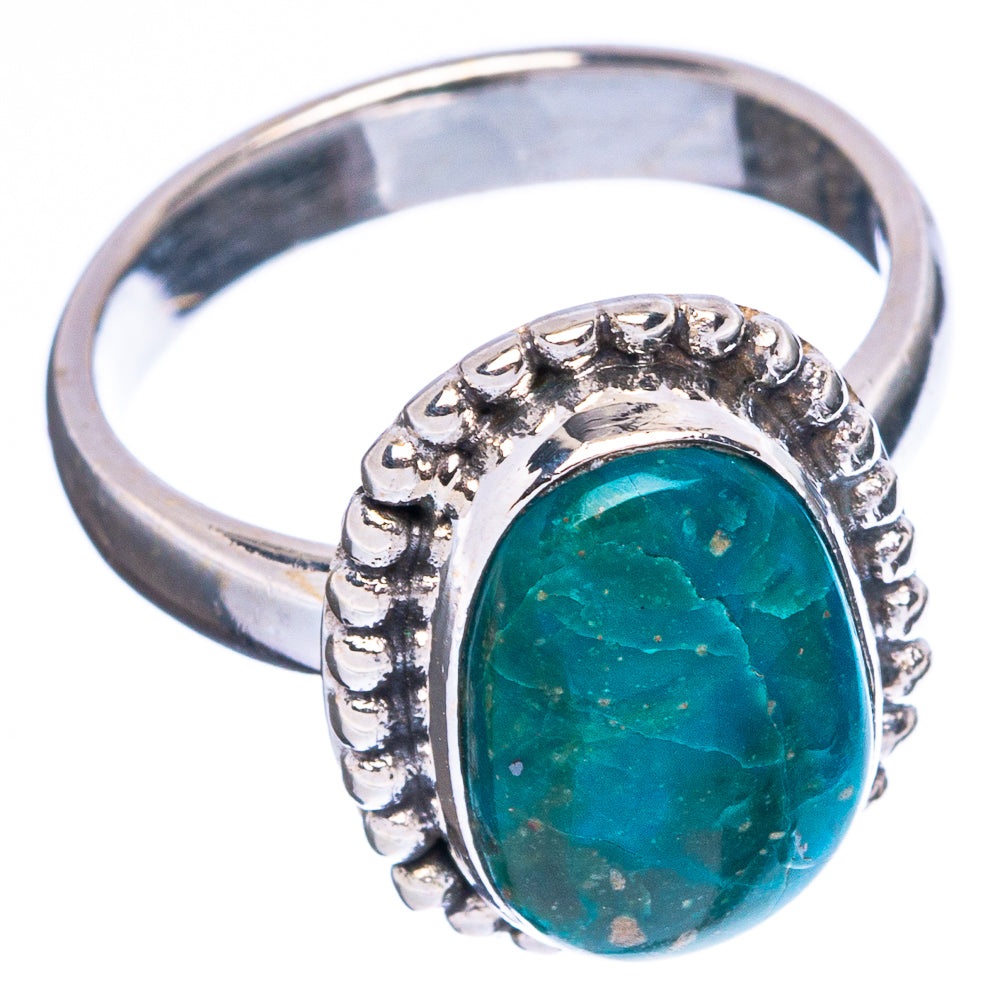 Chrysocolla Ring Size 6 (925 Sterling Silver) R5075