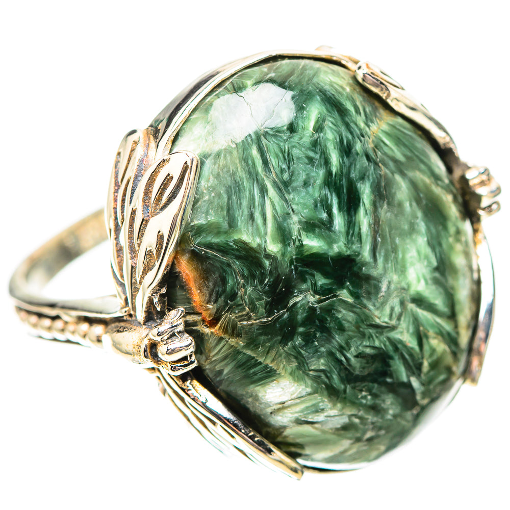 Seraphinite Ring Size 9 (925 Sterling Silver) RING139015