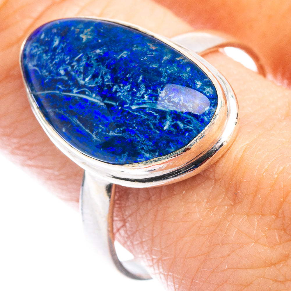 Rare Triplet Opal Ring Size 10.75 (.925 Sterling Silver)