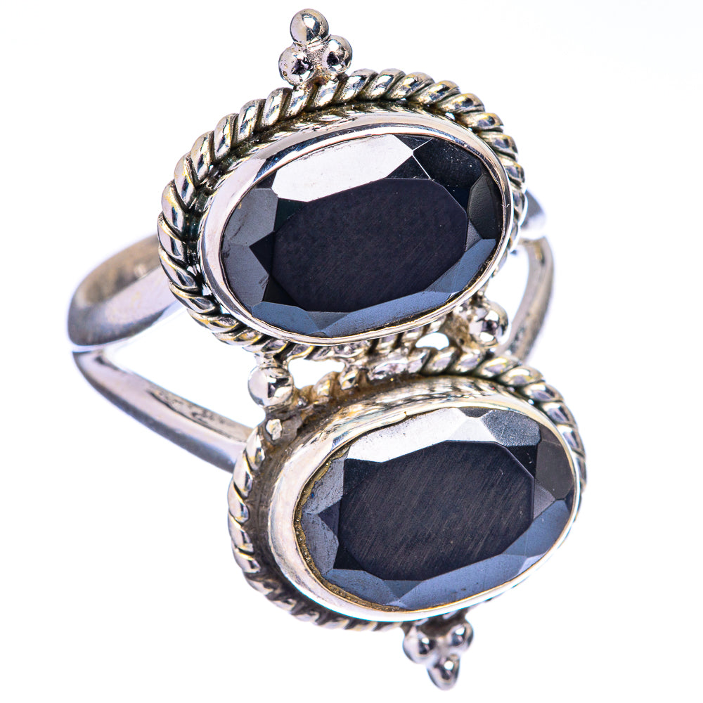 Black Onyx Ring Size 7.75 (925 Sterling Silver) R142677