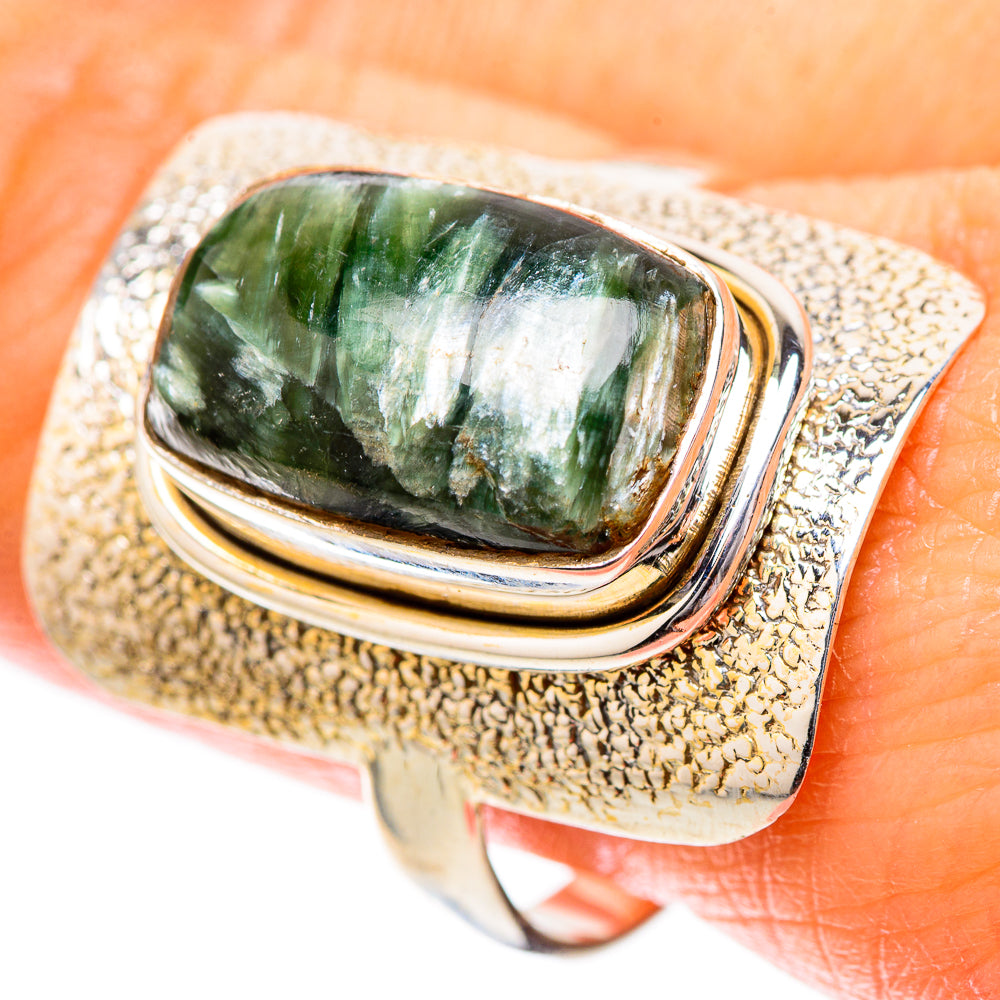 Seraphinite Ring Size 11 (925 Sterling Silver) RING137867