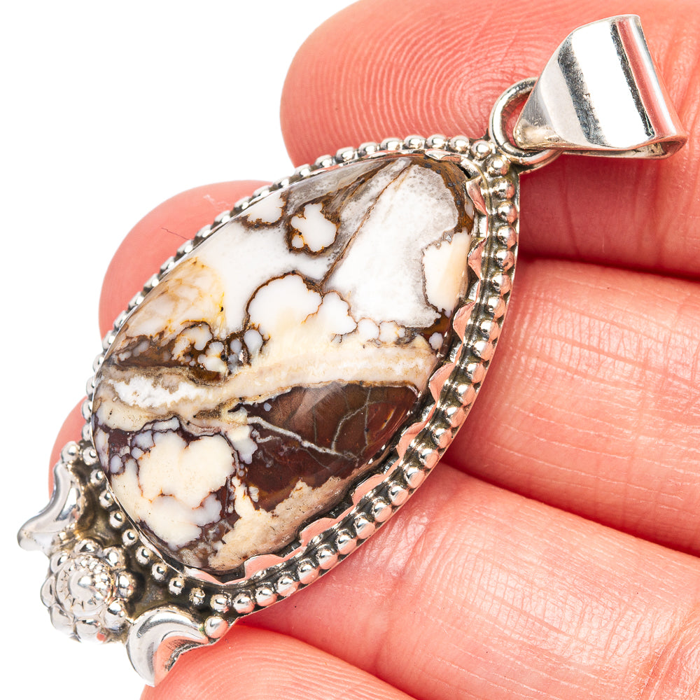 Wild Horse Jasper Pendant 1 7/8" (925 Sterling Silver) P44085