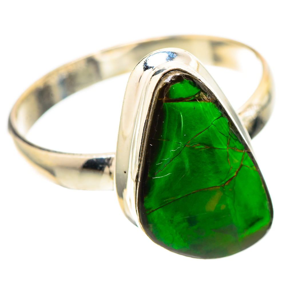Canadian Ammolite 925 Sterling Silver Ring Size 11.5 (925 Sterling Silver) RING139532