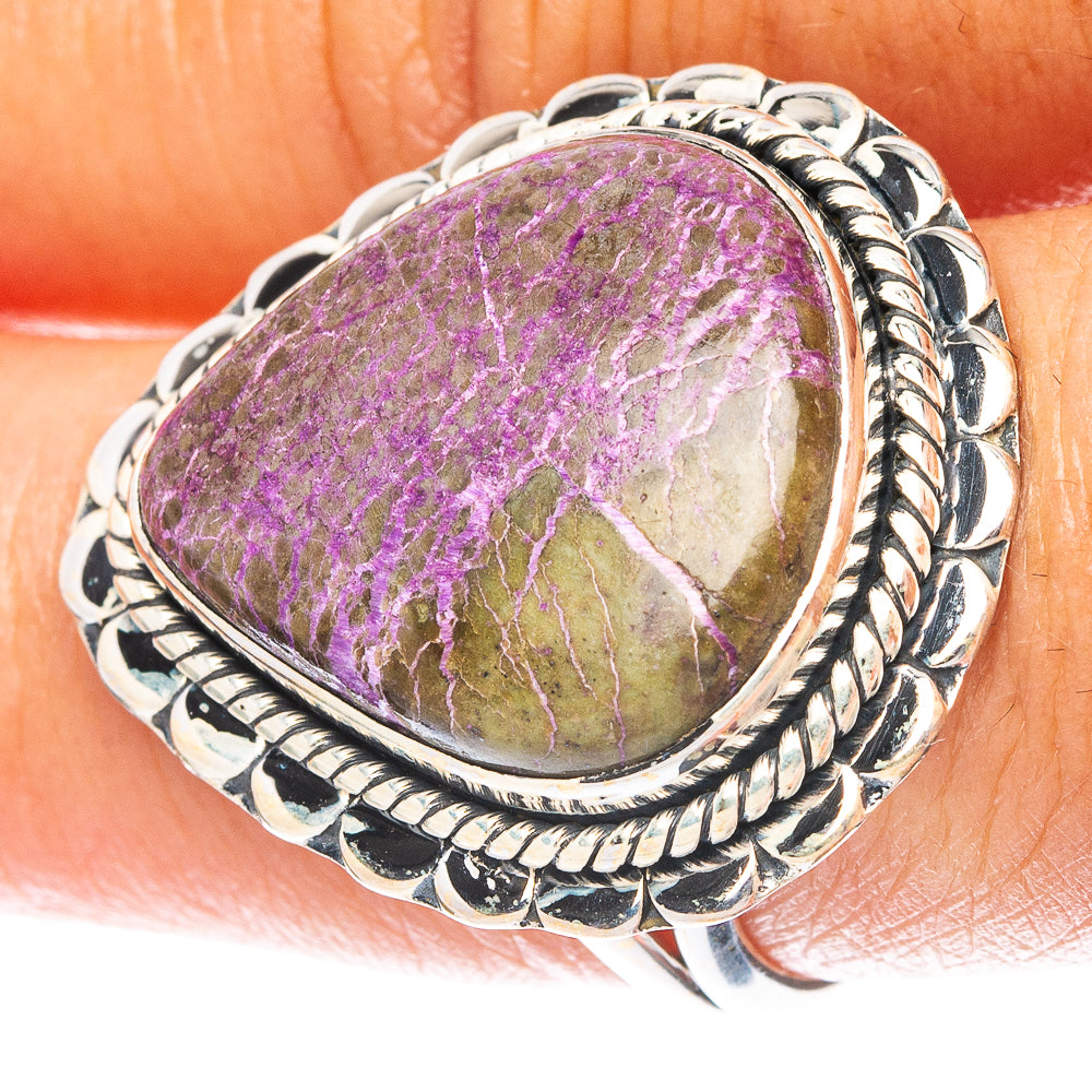 Purpurite Ring Size 8 (925 Sterling Silver) R6908
