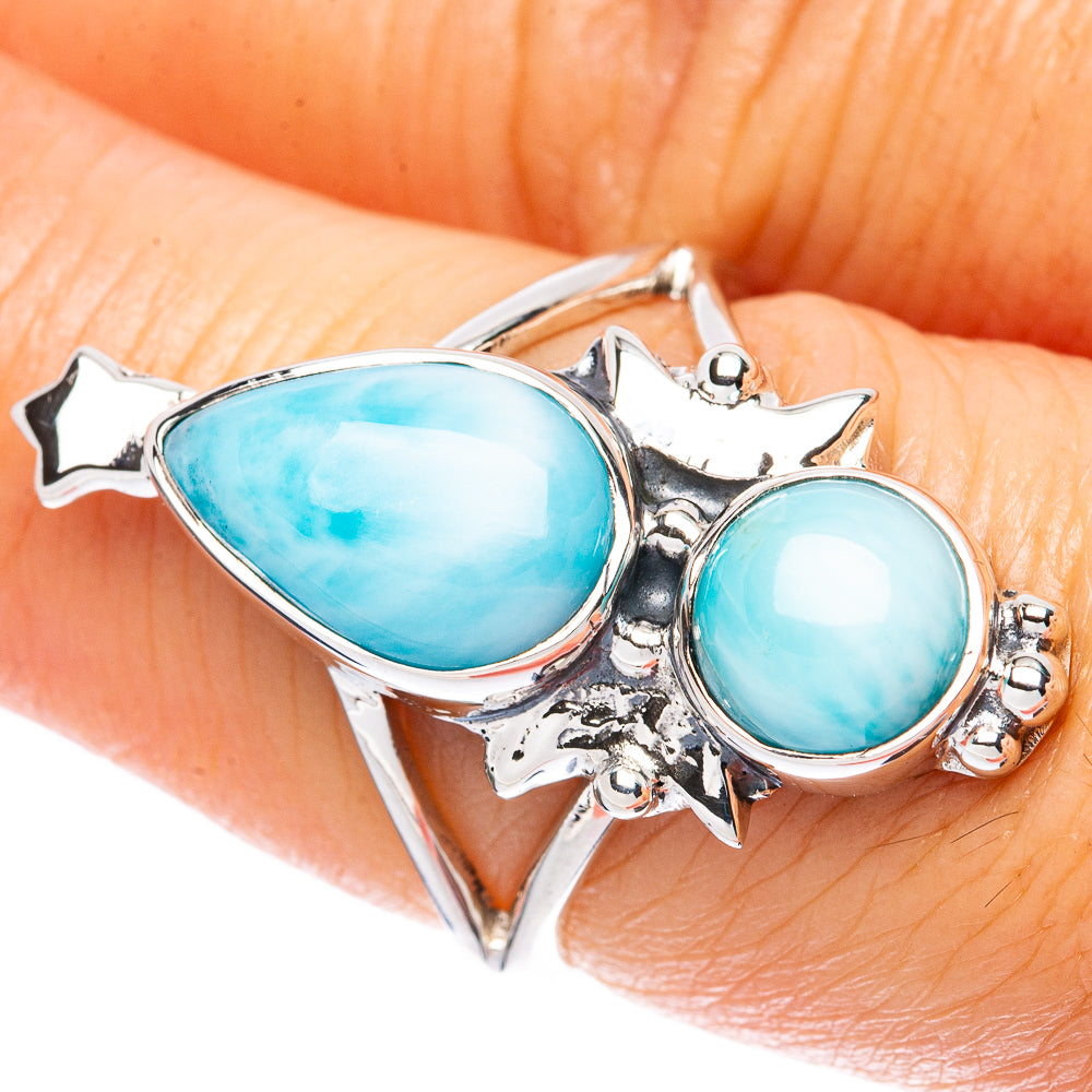 Asc Premium Larimar Ring Size 6.75 (925 Sterling Silver) R3442