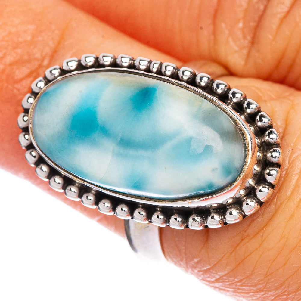 Larimar Ring Size 5.75 (925 Sterling Silver) R147171