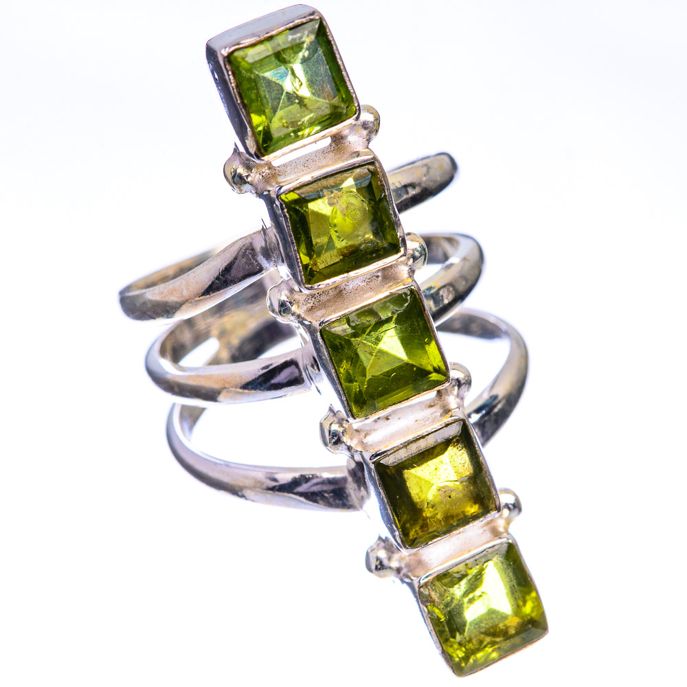 Large Peridot Ring Size 5.75 (925 Sterling Silver) RING143344