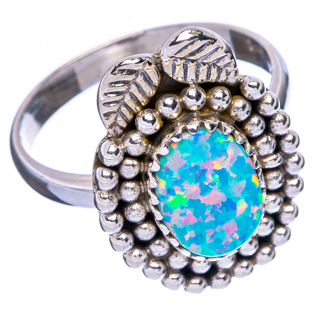 Synthetic Opal Ring Size 9 (925 Sterling Silver) R146338