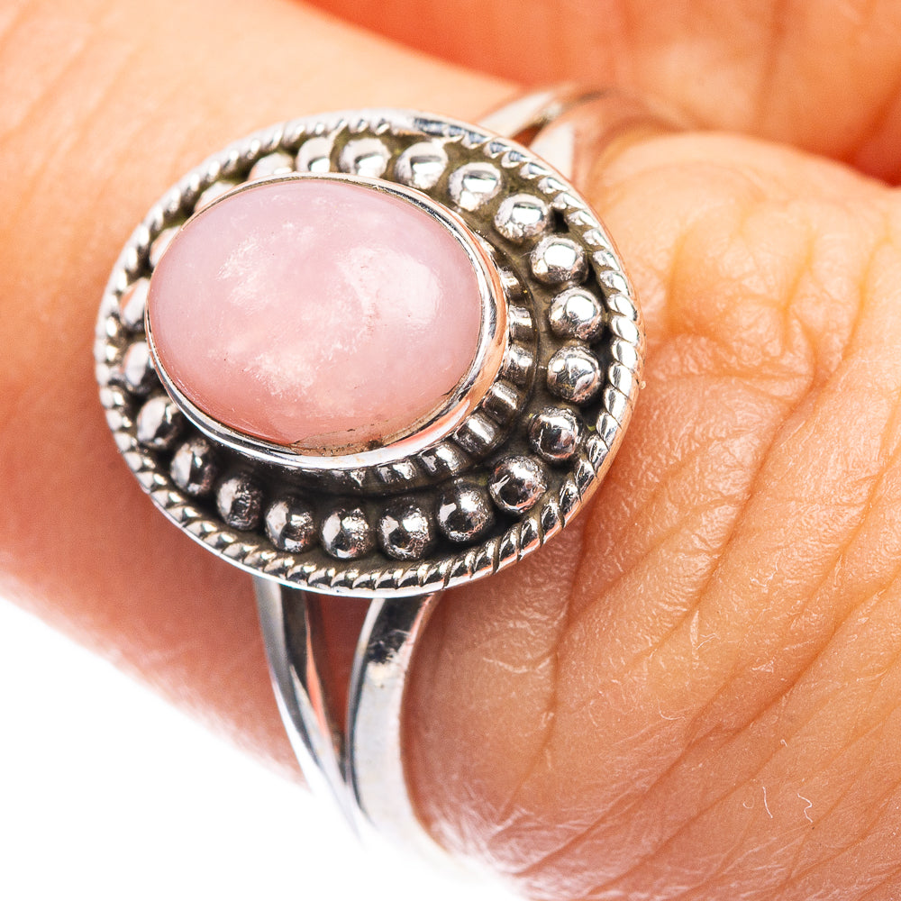 Pink Opal Dainty Ring Size 7 (925 Sterling Silver) R142548