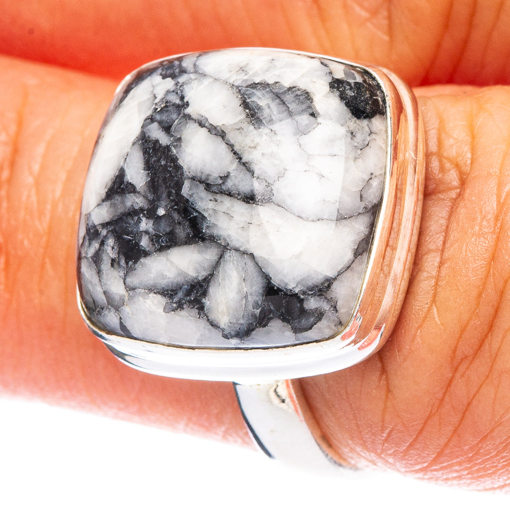 Pinolith Jasper Ring Size 6 (925 Sterling Silver) R6800