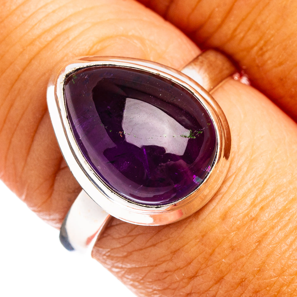 Amethyst Ring Size 8 (.925 Sterling Silver)