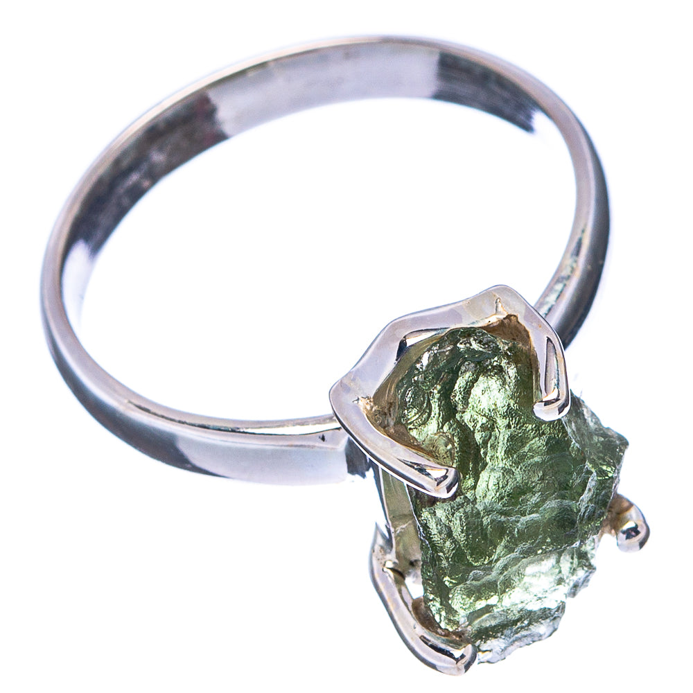 Moldavite Ring Size 7 (.925 Sterling Silver)
