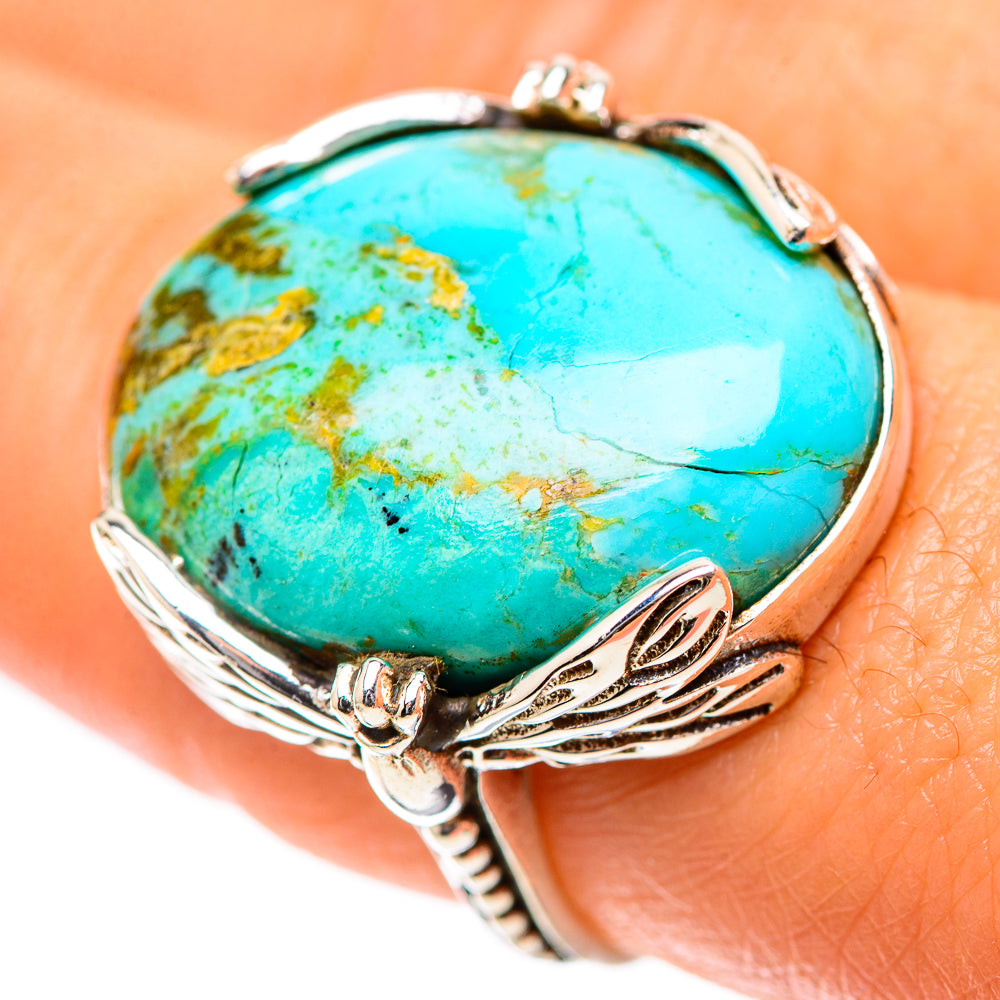 Chrysocolla Ring Size 7.5 (925 Sterling Silver) RING139170