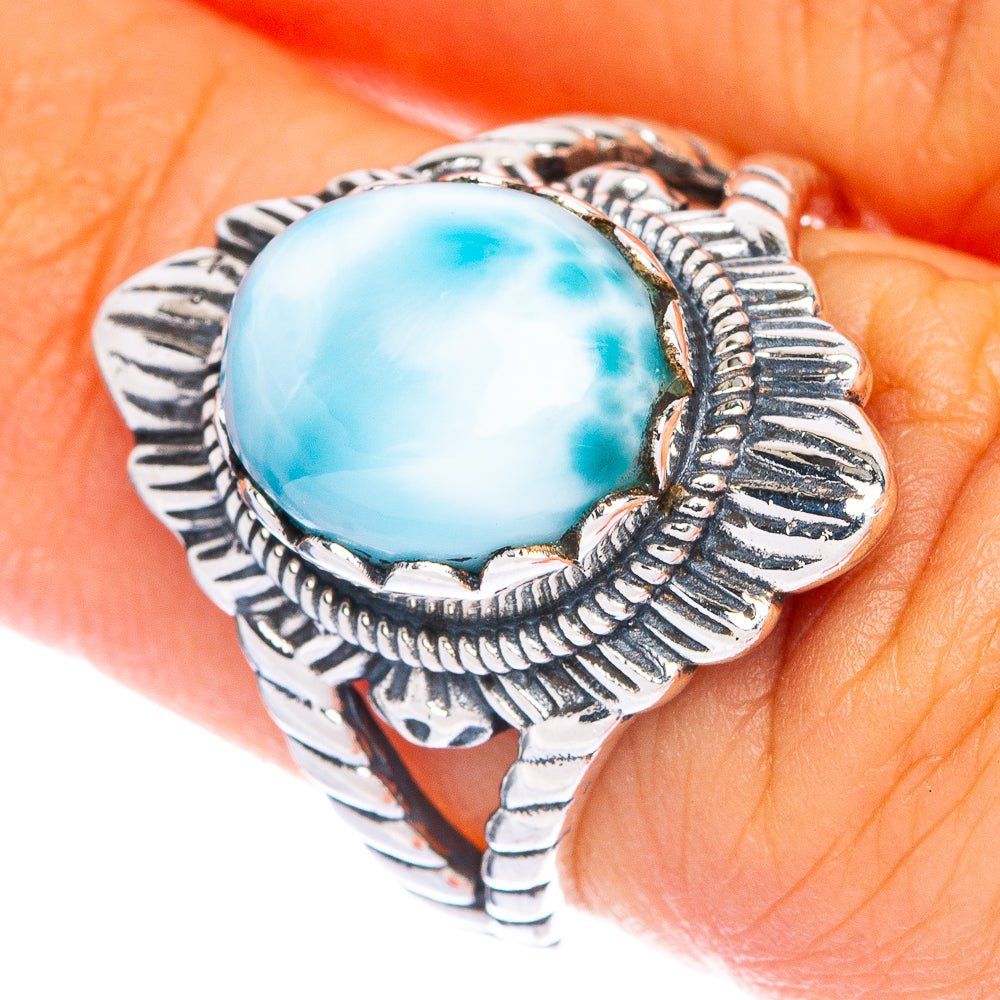 Larimar Ring Size 6 (925 Sterling Silver) R144414